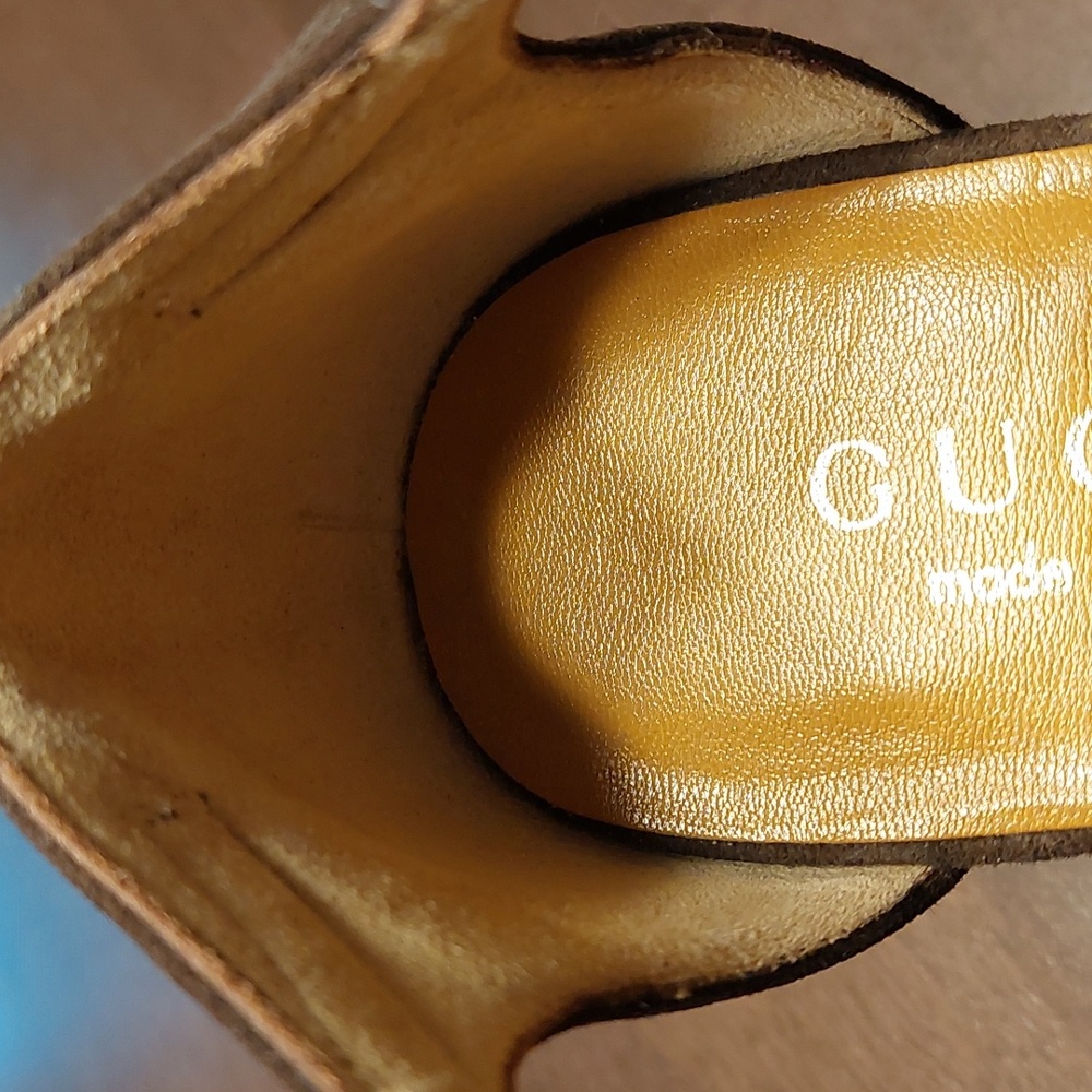 Gucci Brown and Black Heels - Picture 12 of 16